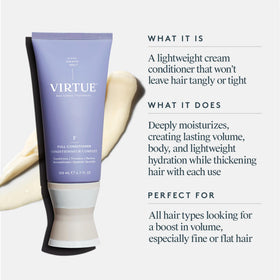 VIRTUE pump and cap close-up highlighting ease of use and control