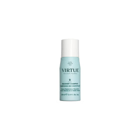 VIRTUE bottle front view showing label and restorative benefits