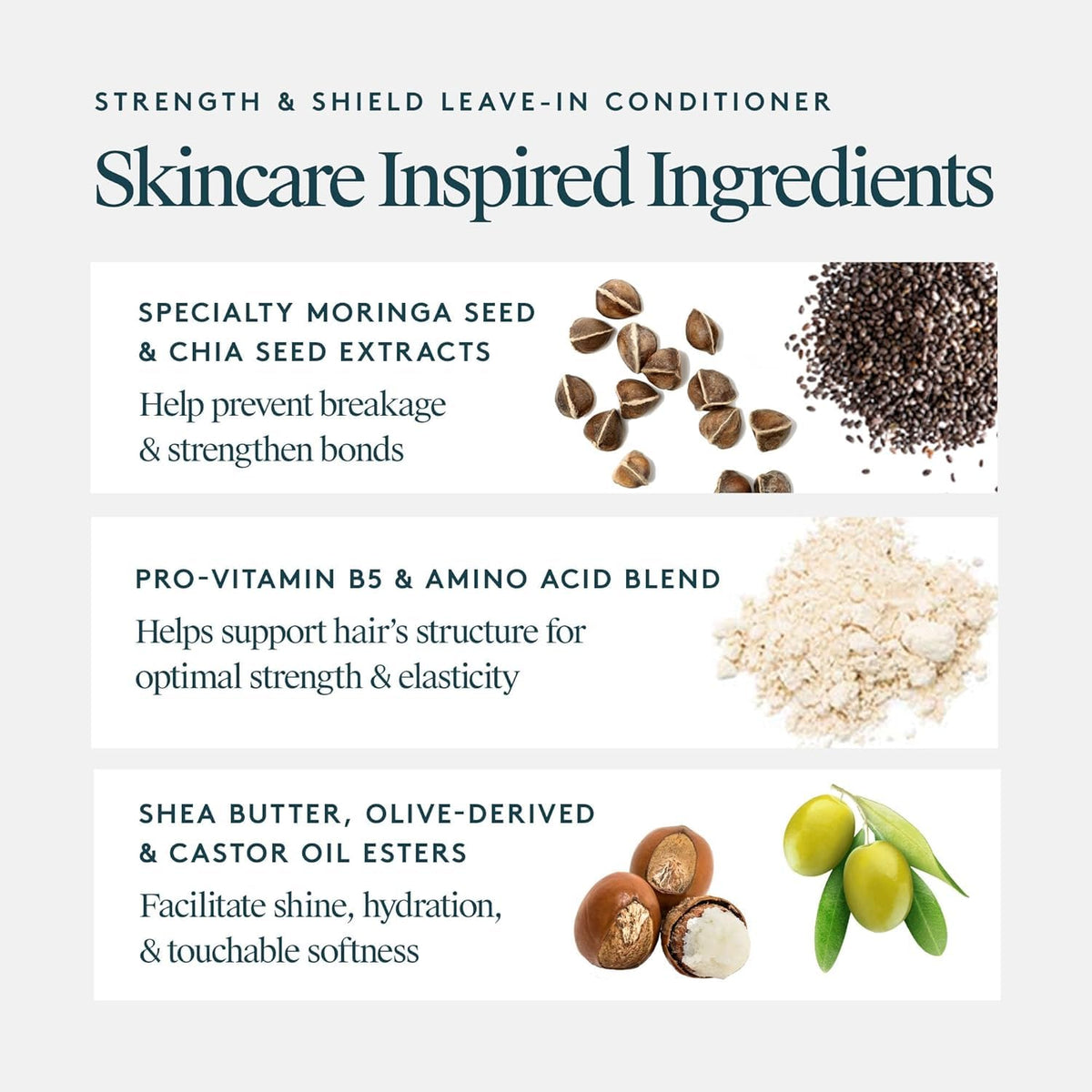 VIRTUE mist texture close-up showing lightweight formula that smooths hair