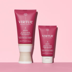 VIRTUE ingredient label displaying Alpha Keratin 60ku and benefits