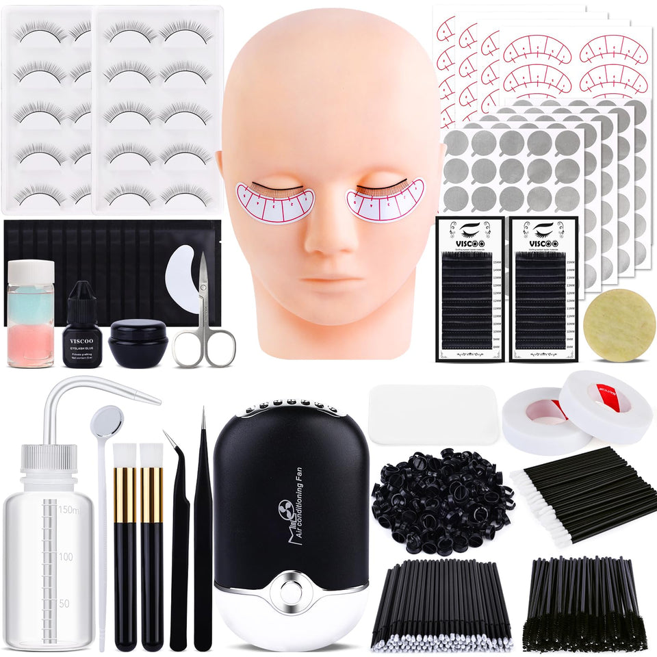 VISCOO front packaging and full kit laid out showcasing included tools for easy training