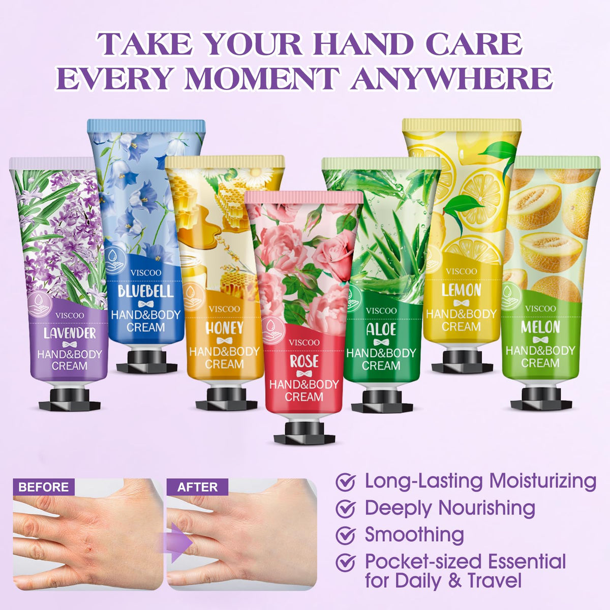VISCOO variety layout of 14 scents highlighting gifting and selection options