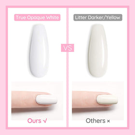 Open Vishine bottle with brush displaying mid-consistency formula ease