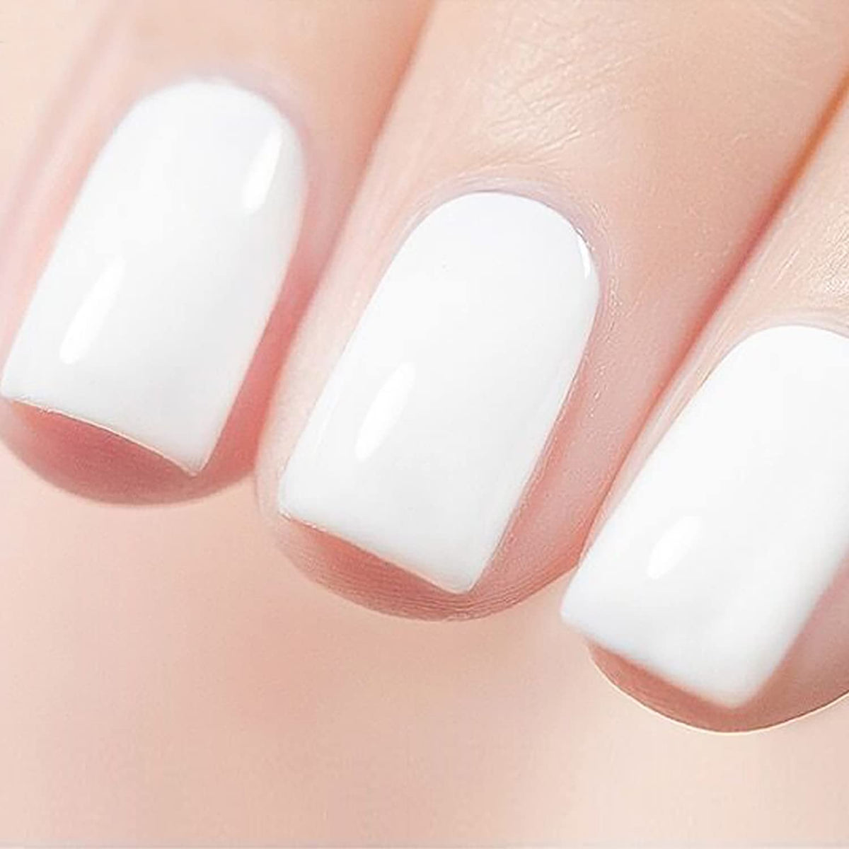 Vishine glide brush closeup demonstrating even application for neat nails