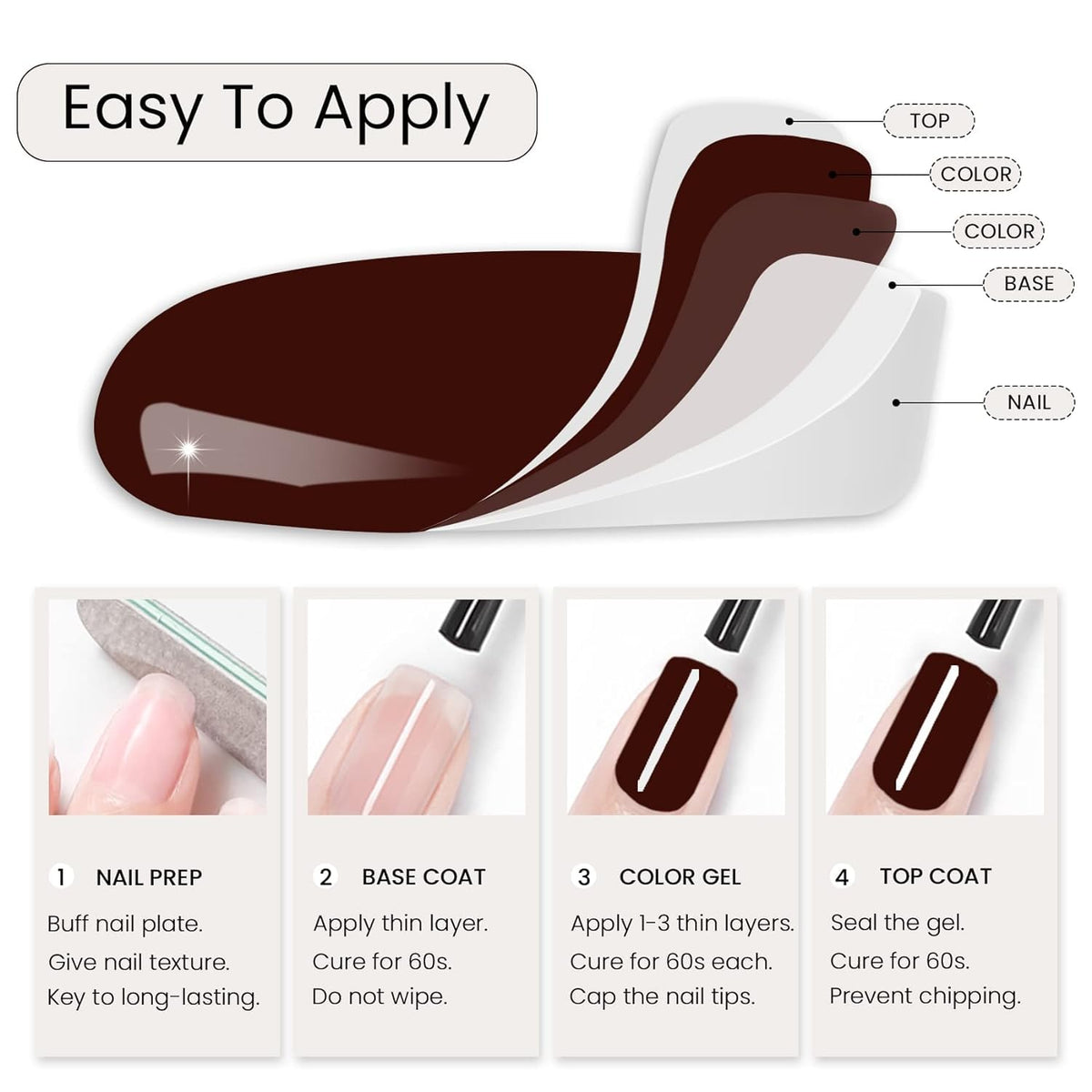 Vishine bottle curing under UV LED lamp for quick, durable manicure