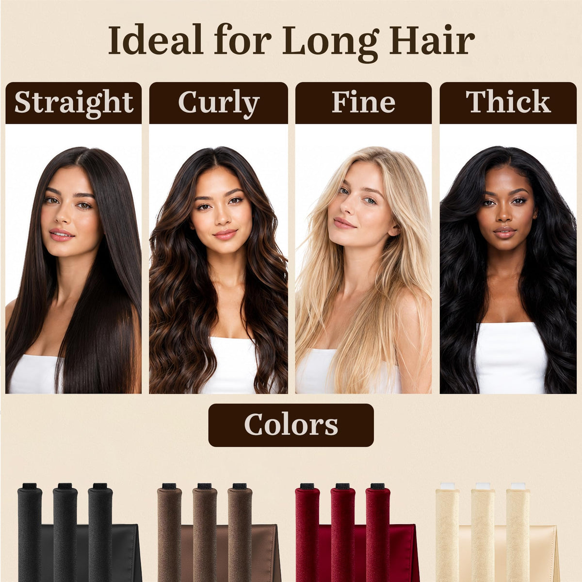 VISOFO finished blowout-style curls in lifestyle setting showing voluminous results