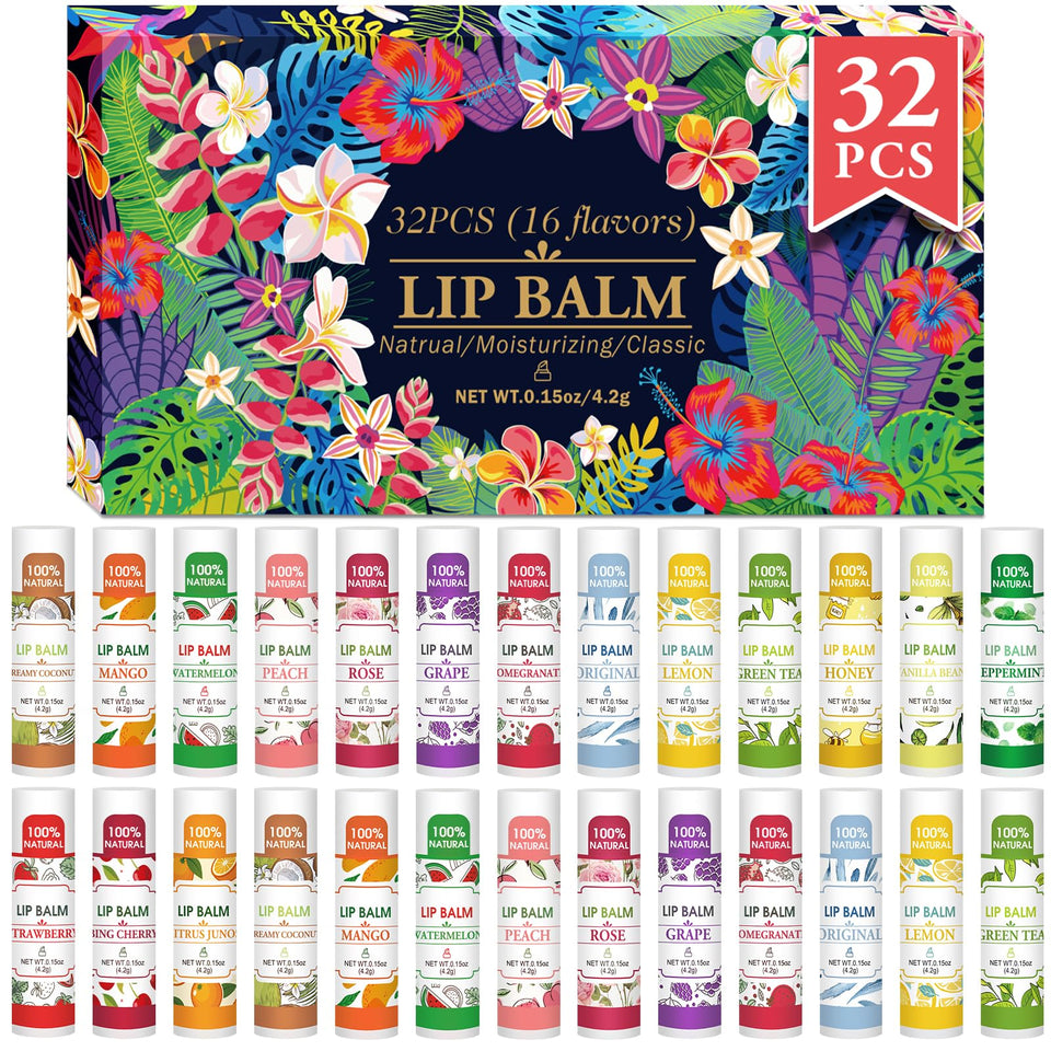 VISRIE front packaging display showing 32 tubes and variety benefit