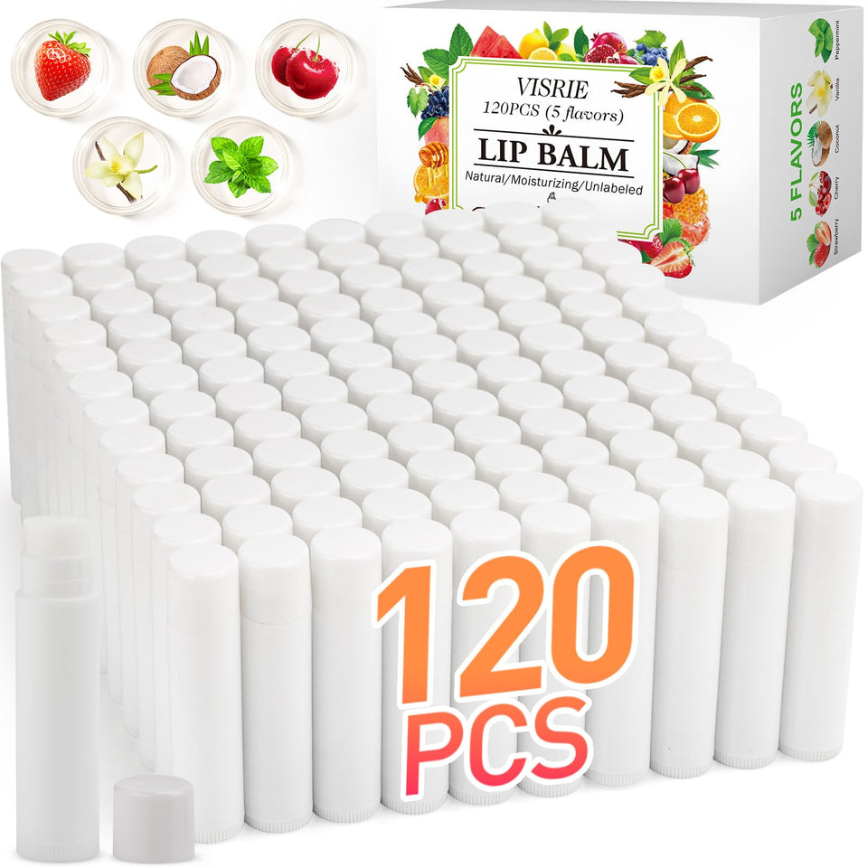 VISRIE front packaging showing 120 unlabeled tubes for easy branding