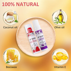 VISRIE open cap application on lips showing easy one-swipe benefit