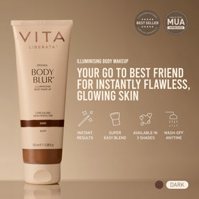 VITA LIBERATA ingredients label highlighting organic glycerin and shea butter