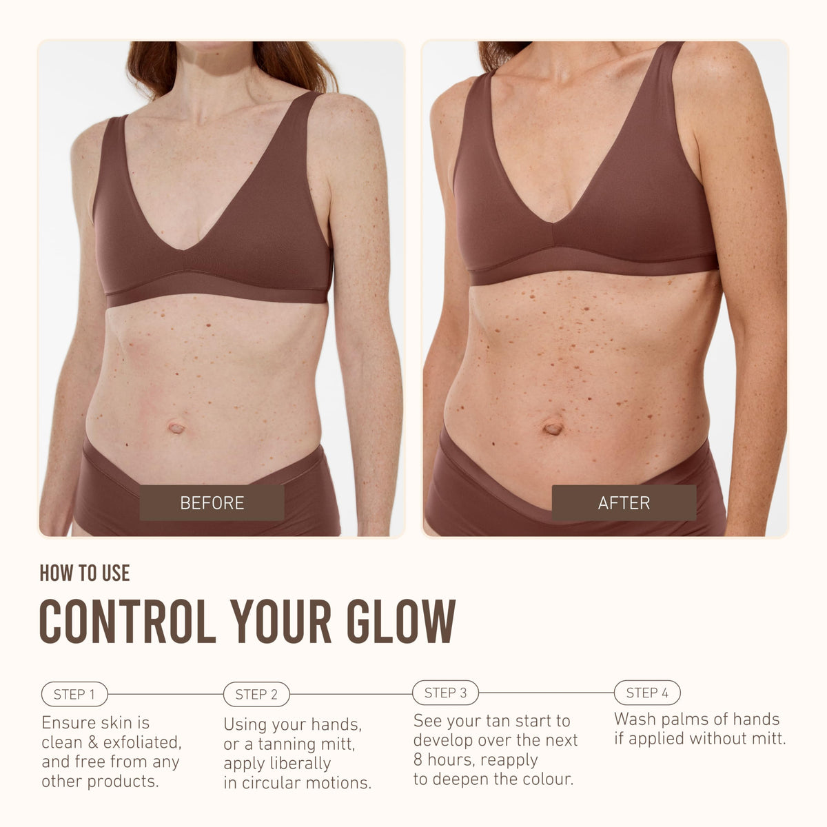 VITA LIBERATA on face application demonstrating gentle, buildable color and hydration