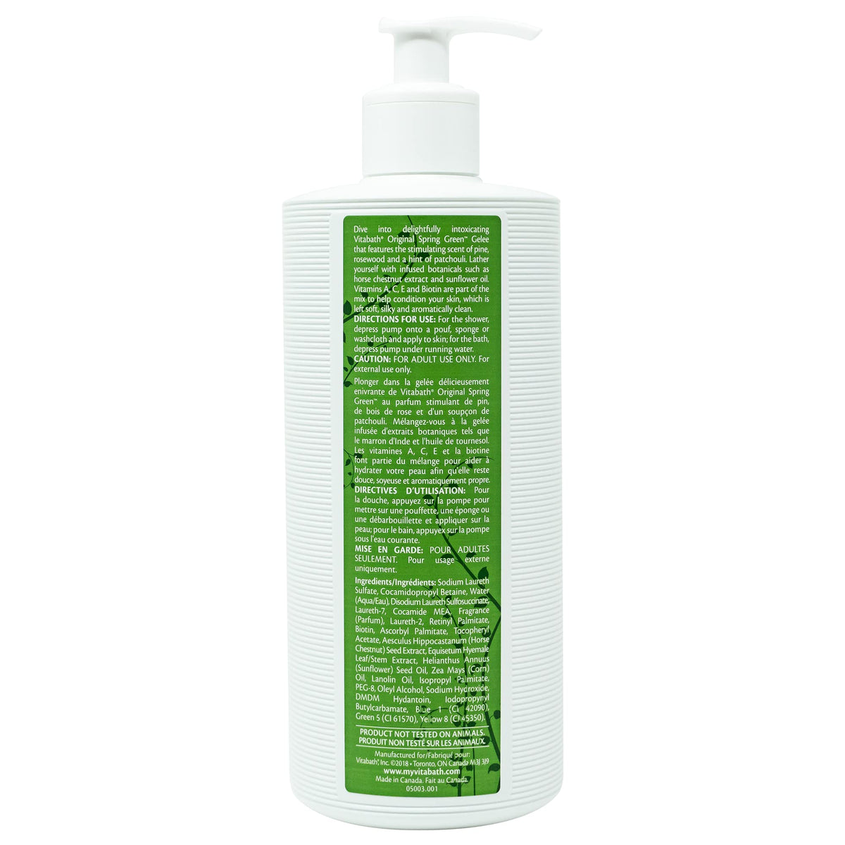Vitabath on shower shelf in bathroom scene showing daily routine convenience benefit