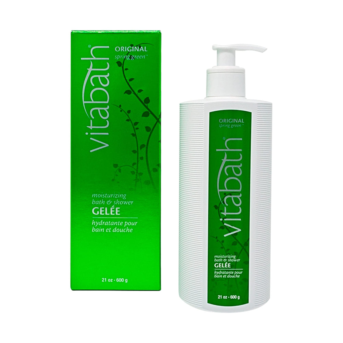 Vitabath front bottle shot showing clean packaging and hydrating benefit