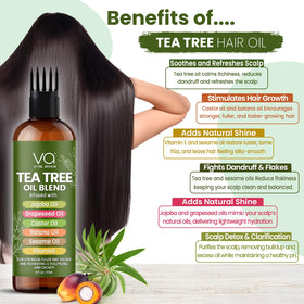 VITAL AFFAIR application on scalp being massaged to show soothing and targeted relief