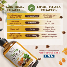 VITAL AFFAIR label and ingredients showing cold‑pressed hexane‑free assurance