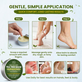 VITAL AFFAIR bedside lifestyle shot showing nighttime foot care routine and comfort