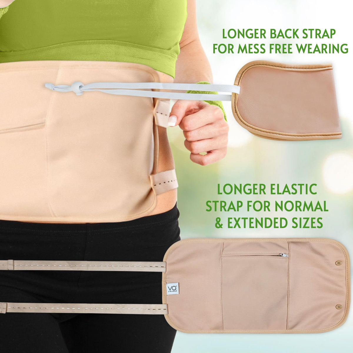 VITAL AFFAIR extended neck wrap on table, flexible size options