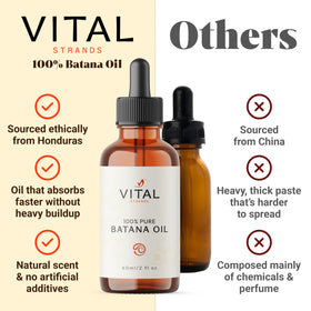 Vital Strands before and after edges image showing strengthened hairline benefit