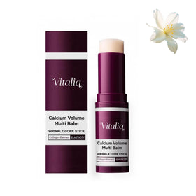 Vitaliq front packaging showing balm stick for convenient hydration