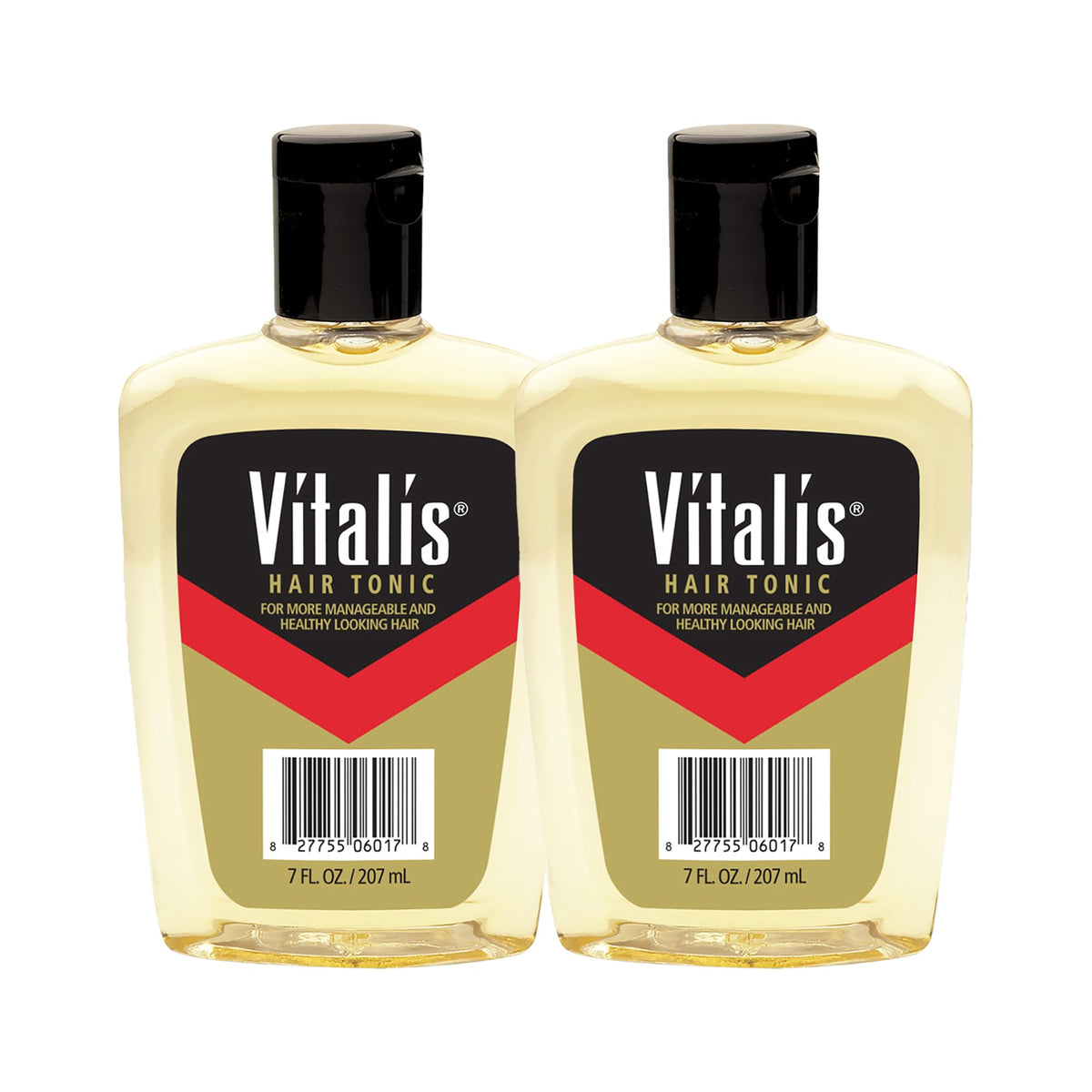 Vitalis front packaging showing clean bottle and label, easy storage benefit