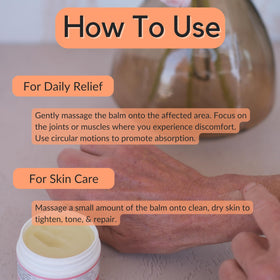Vitality cuticles before and after applying balm showing visible softening and conditioned look