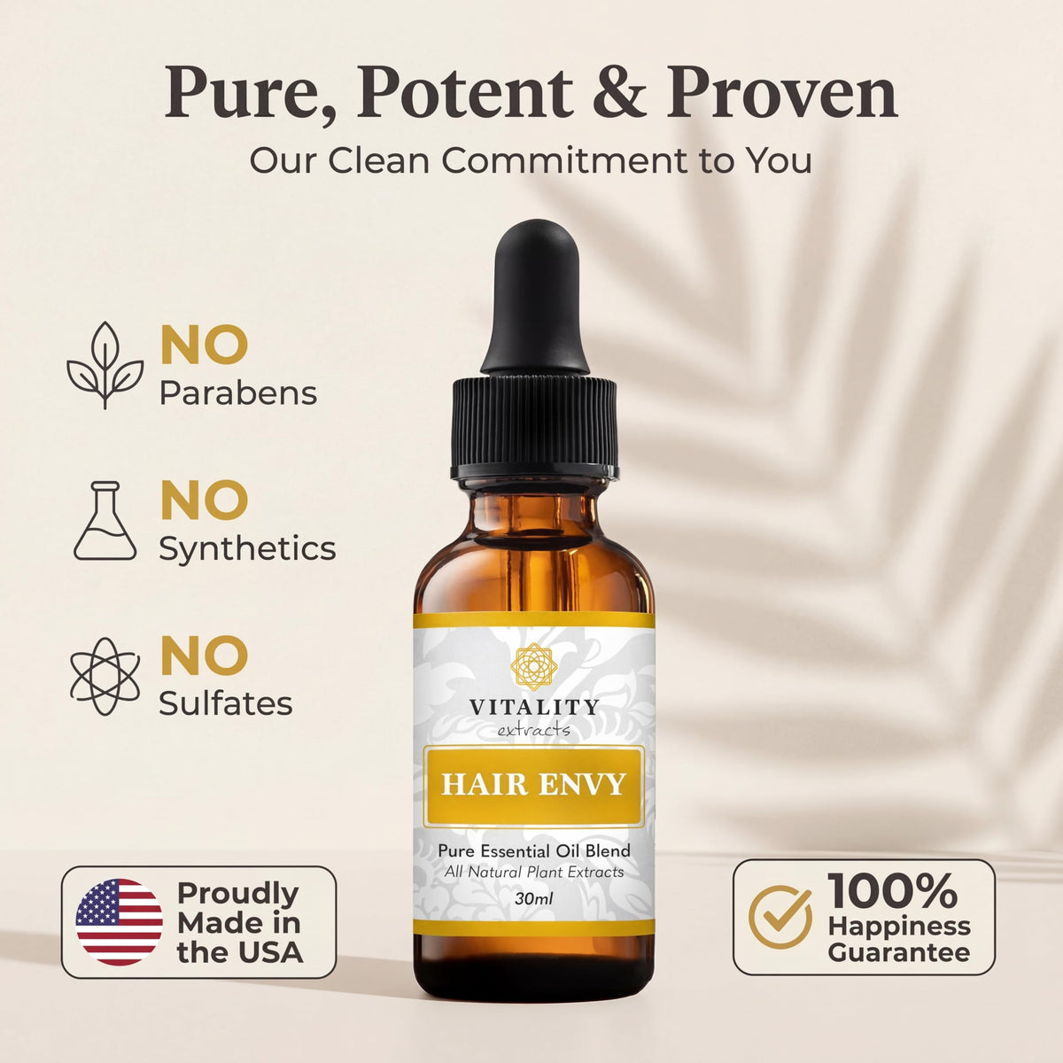 Vitality applying serum to scalp demonstrating targeted massage benefit