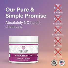 Vitality balm texture on a spoon showing creamy, spreadable consistency for easy application