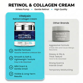 Applying Vitalysin moisturiser to hands showing smooth absorption benefit