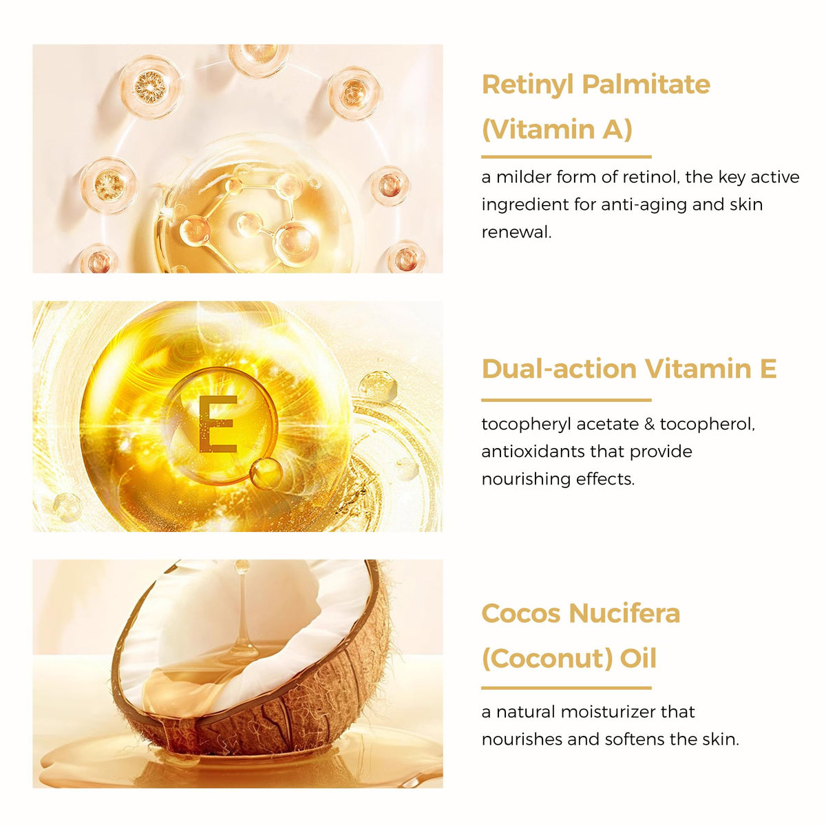 Vitamin World retinol cream open jar cream texture close-up, highlighting creamy moisturizing finish