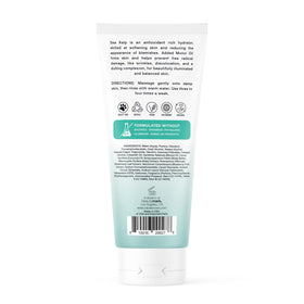 VITAMINS AND SEA BEAUTY on bathroom shelf in a clean routine showing eco-conscious packaging