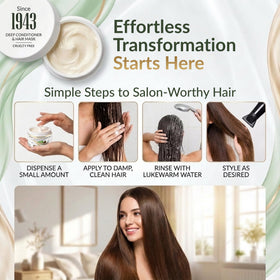 VITAMINS before and after hair shine comparison and smoothing