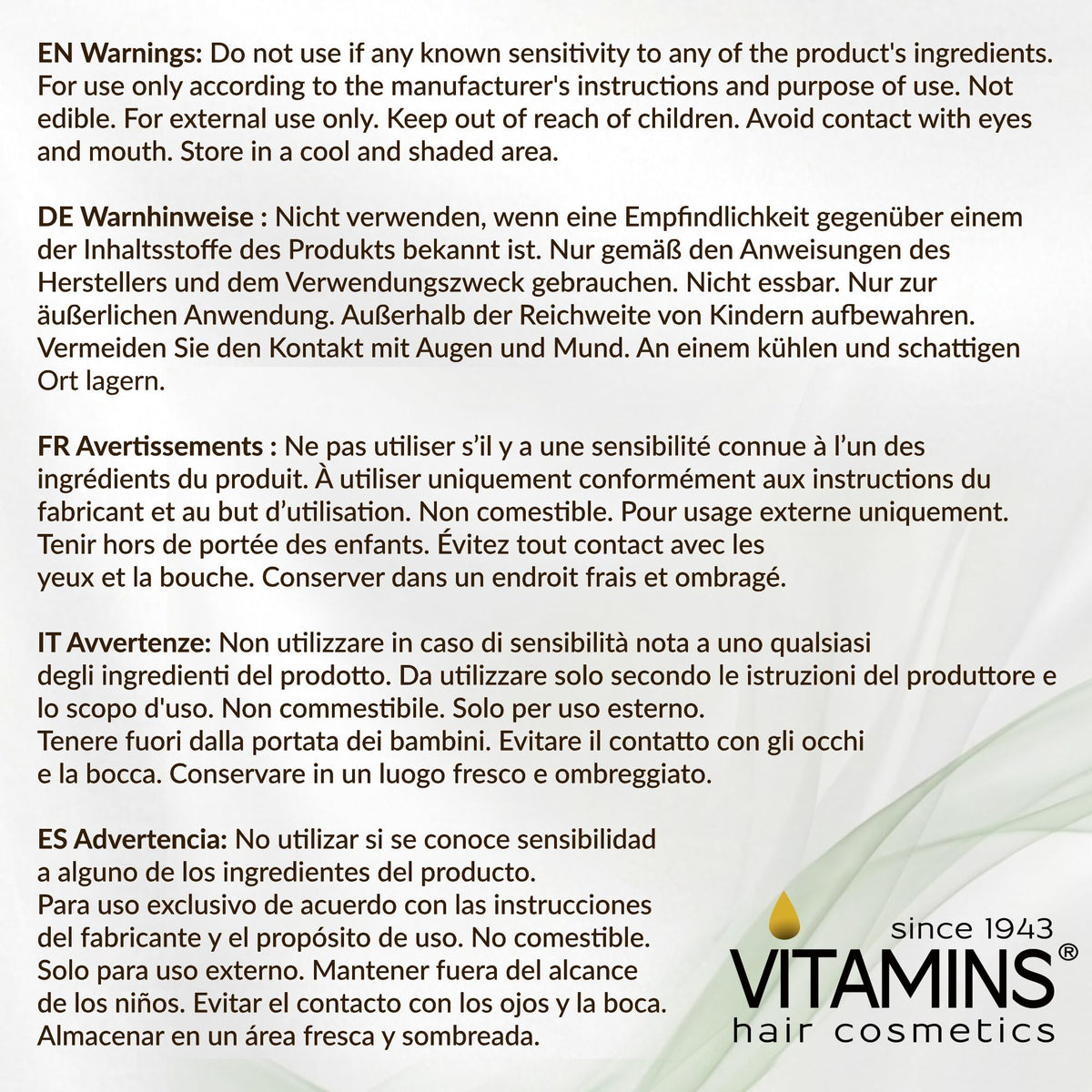 VITAMINS hair cosmetics jar on bathroom vanity in lifestyle setting for routine