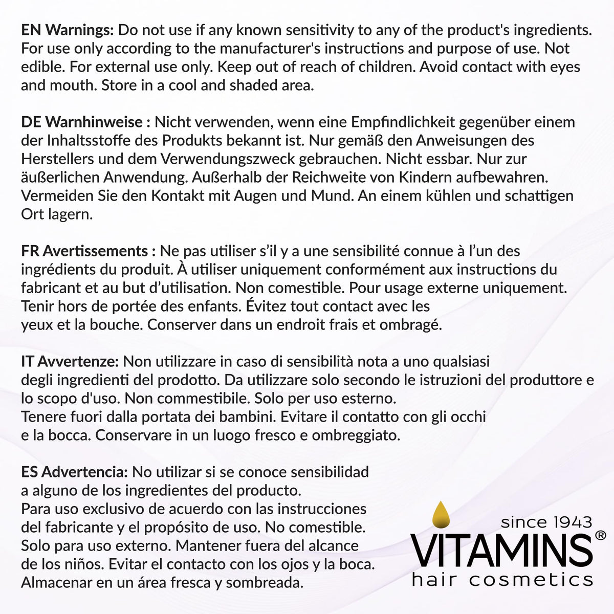 VITAMINS jar on bathroom shelf styled for daily routine and visible shelf appeal