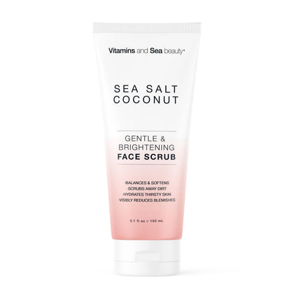 VITAMINS AND SEA BEAUTY front packaging showing 5.1 fl oz bottle and clean design for clear choice