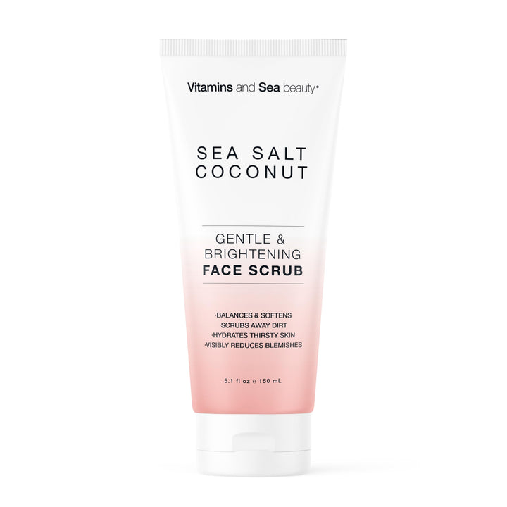 VITAMINS AND SEA BEAUTY front packaging showing 5.1 fl oz bottle and clean design for clear choice
