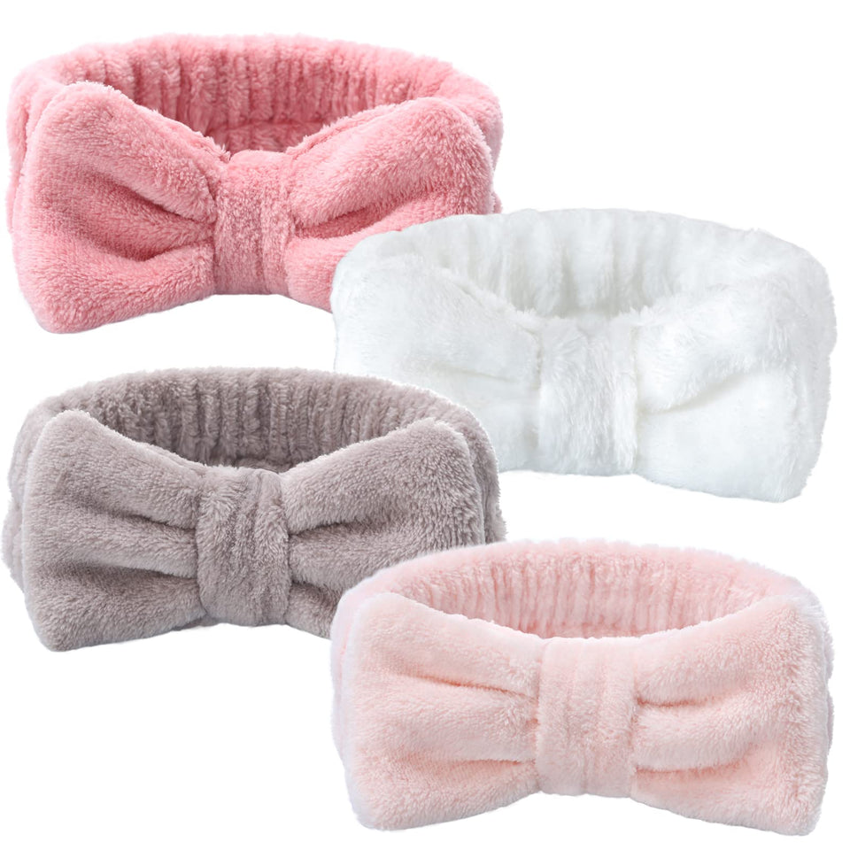 VITEVER front view showing four headband colors and neat bow detail for attractive grooming