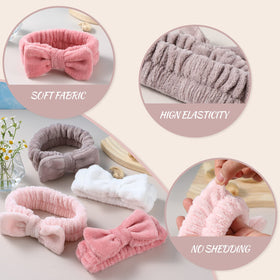VITEVER headband in use during a facial mask keeping hair back comfortably