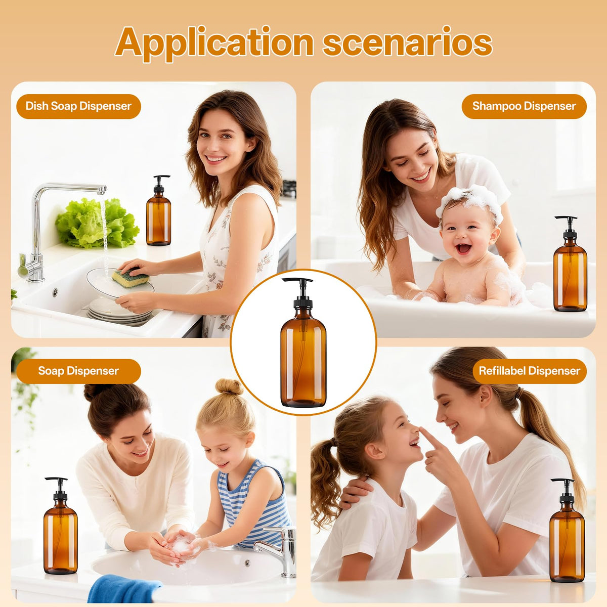 Vitreaux bottle on bathroom vanity demonstrating stylish organization and space saving