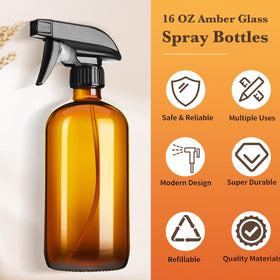 Vitreaux bottle used as linen spray in bedroom showing fresh aroma and light protection