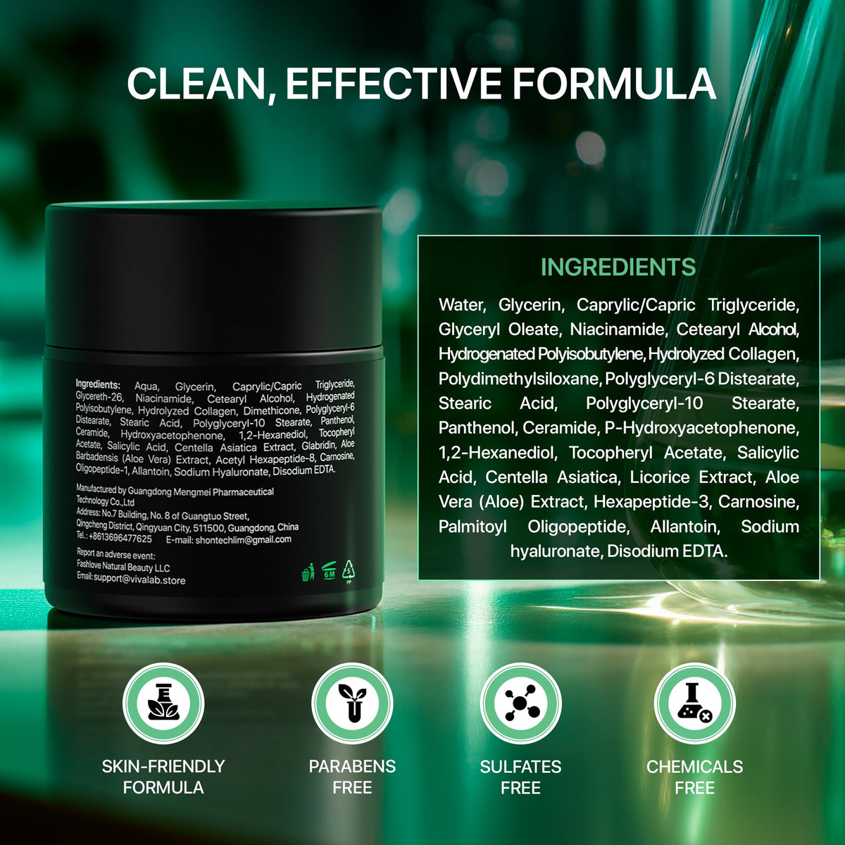 Viva Lab on bathroom shelf in lifestyle scene indicating daily routine fit benefit