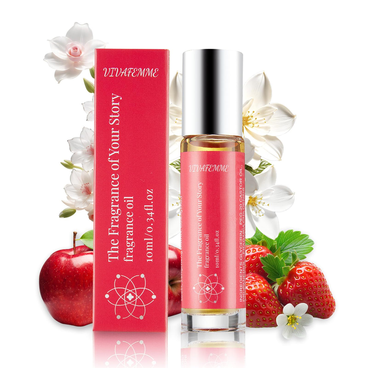 VivaFemme front packaging showing elegant bottle and compact design for convenience