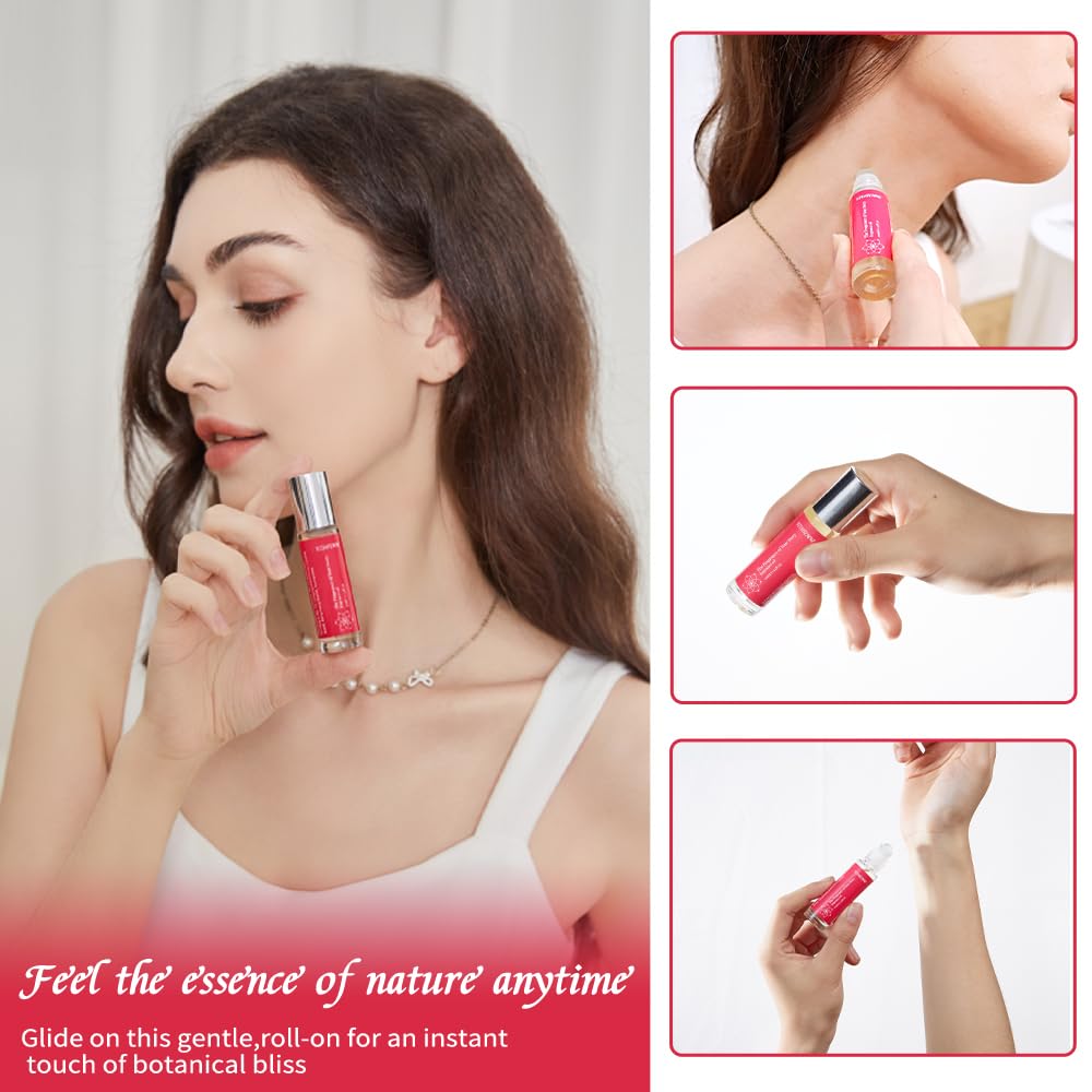 VivaFemme travel size bottle in hand demonstrating portability for on-the-go touchups