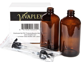 Vivaplex bottle with cap removed showing wide mouth ideal for easy refills