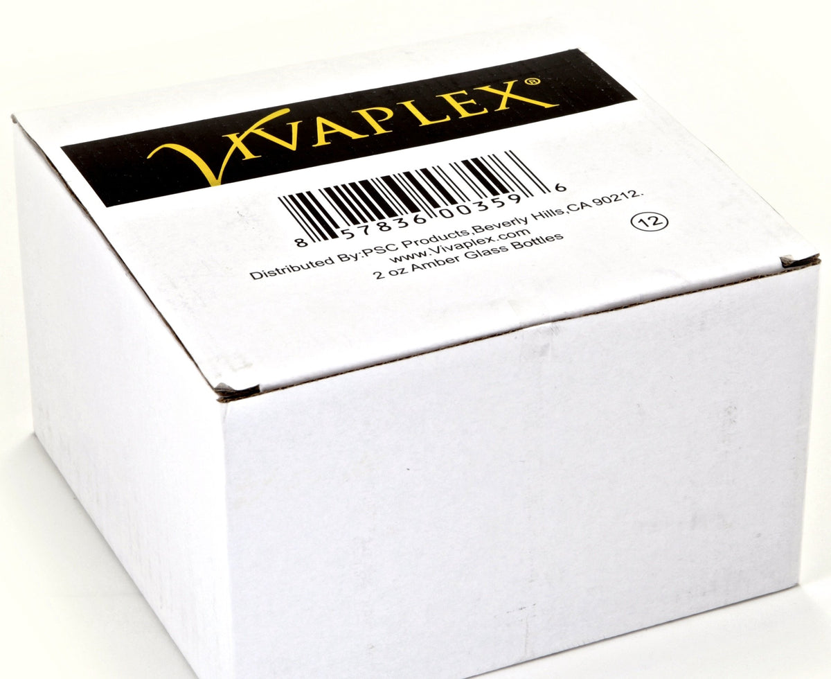 Vivaplex close-up of glass eye dropper tip for precise, contaminant-free dosing