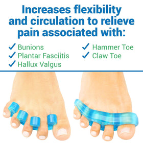 VIVEsole close-up of silicone gel texture offering soft cushioning