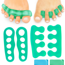 ViveSole front packaging showing medium toe separators and benefits