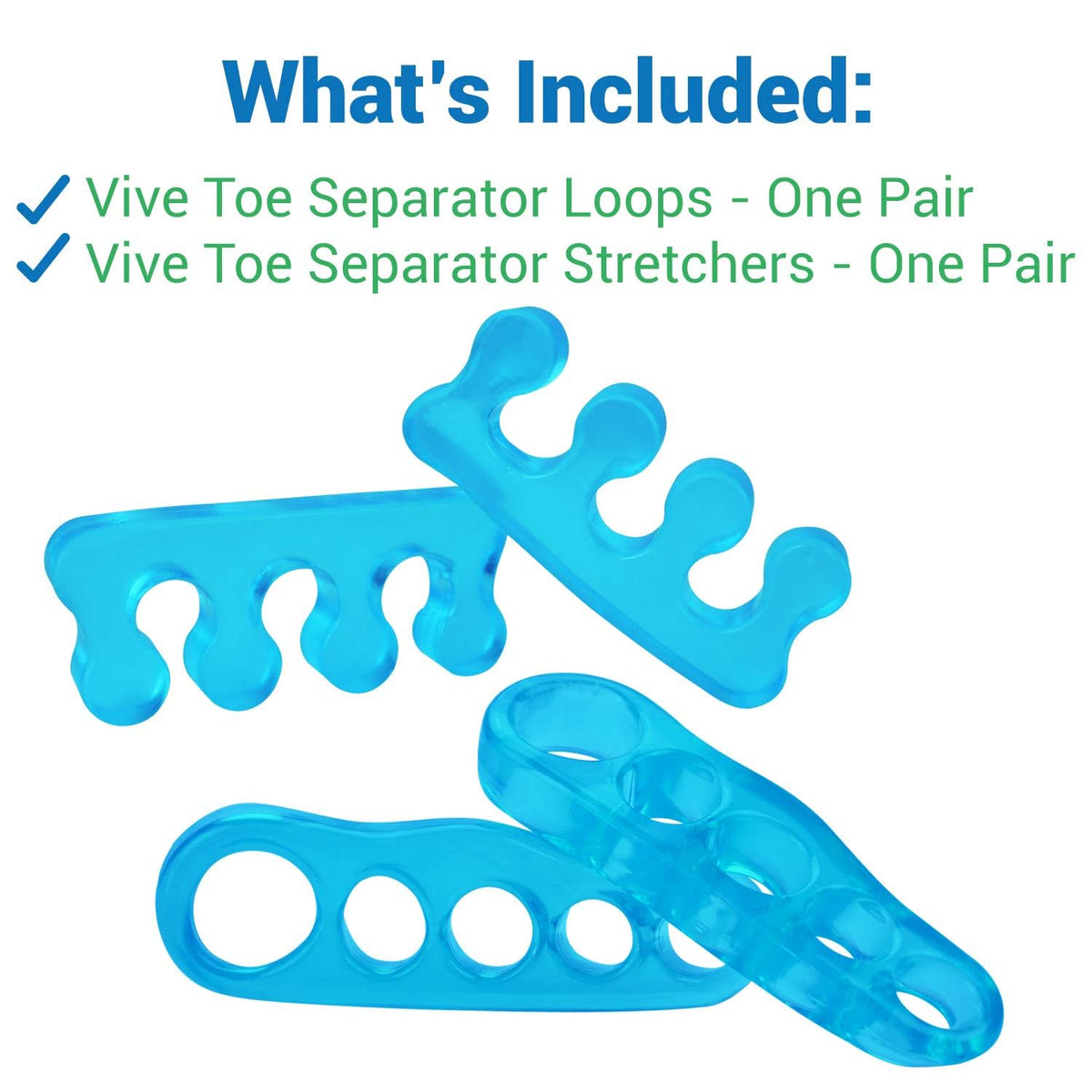 VIVEsole separators held in hand demonstrating compact convenience