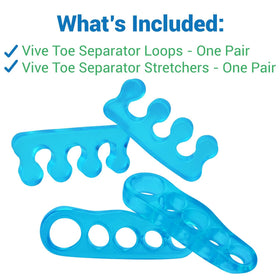 VIVEsole separators held in hand demonstrating compact convenience