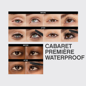 Vivienne Sabó applying mascara on lashes giving visible lift