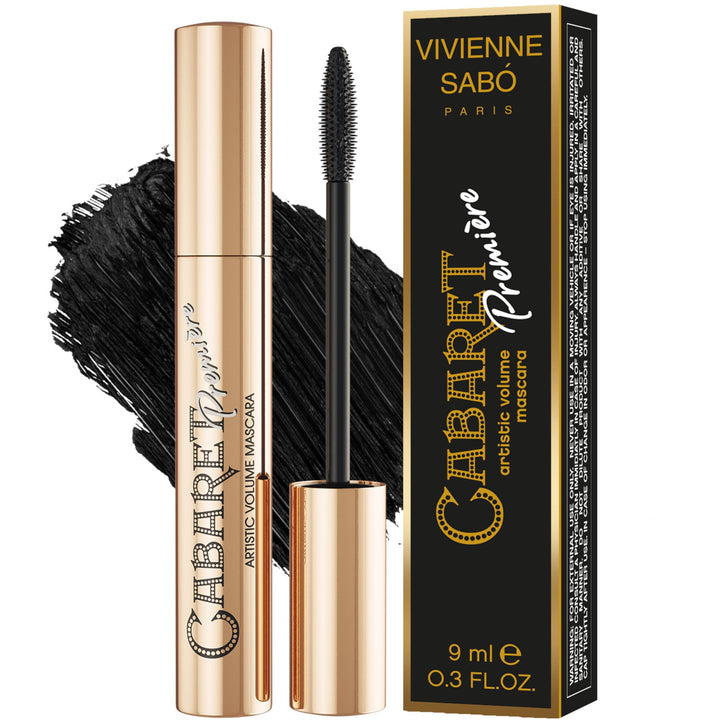 Vivienne Sabó front packaging showing bottle and logo for confident lashes